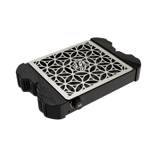 De Infinity Glow cordless dust collector kleur zwart