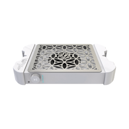 De infinity glow cordless dust collector voor het perfect afzuigen van al jouw nagelstof in de kleur wit