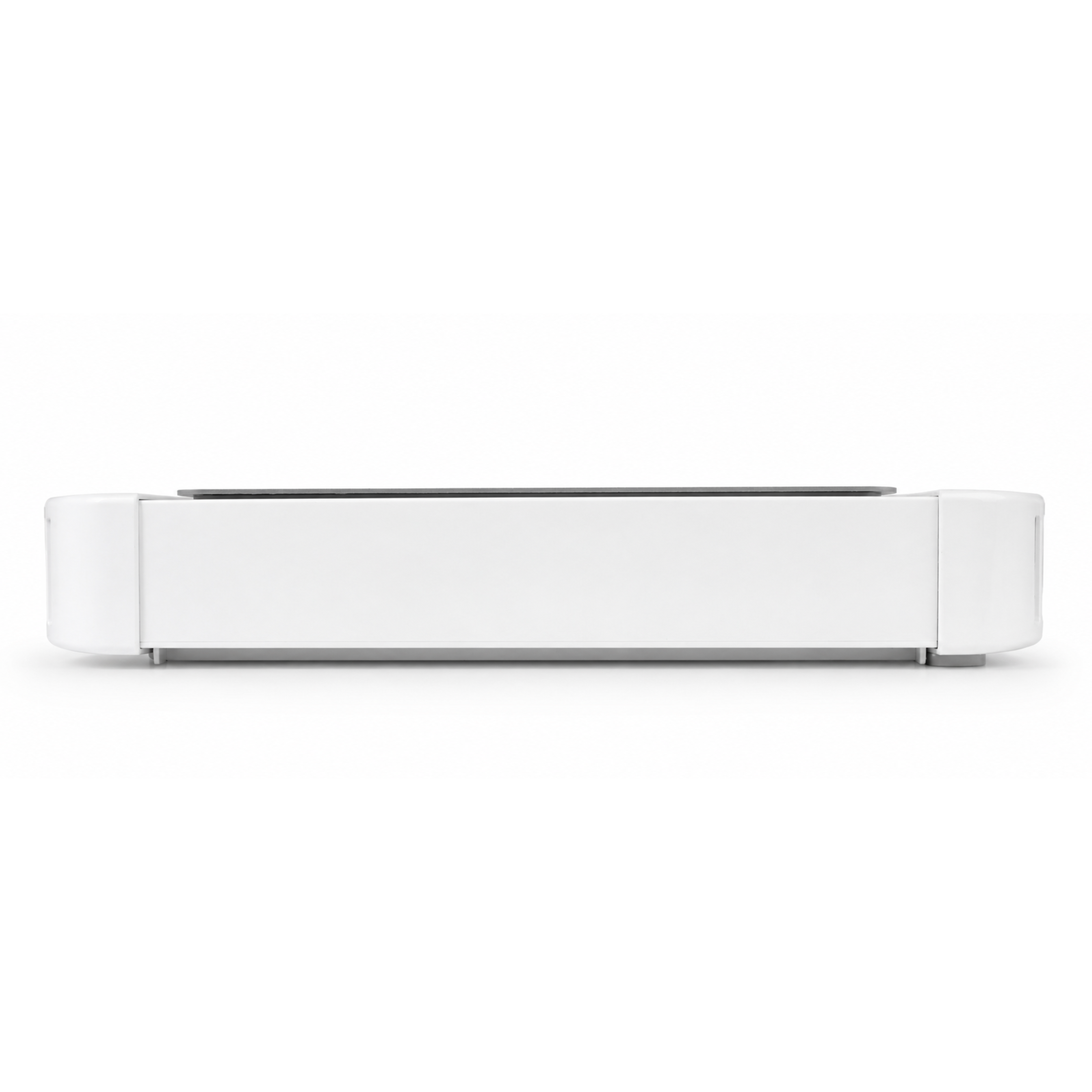 White: Infinity Glow Nail Dust Collector IGDC-01 in white, ultra-flat cordless nail dust extractor-back